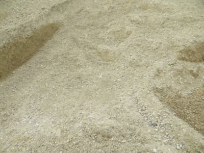 Mélange sable et gravier +/-1m³ V15 en vrac
