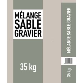 Mélange sable-gravier pour béton 35kg