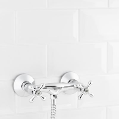 Mélangeur de douche rétro GoodHome Etel