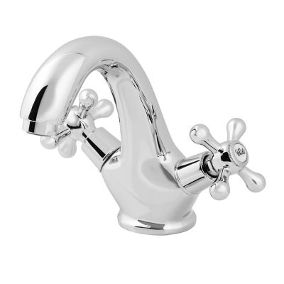Mélangeur de lavabo en laiton chromé GoodHome Etel