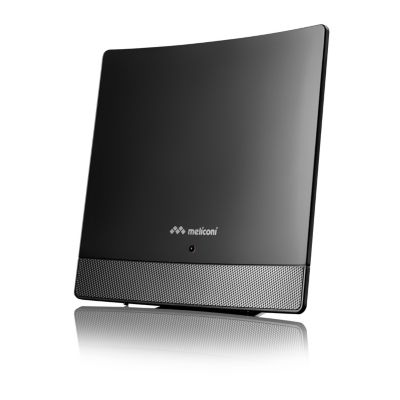 Meliconi - Antenne TV amplifiée d'intérieur AT52 R1 USB - Portée 30 kms - Signaux numériques DVBT/DVBT2 - Filtres 4G 5G