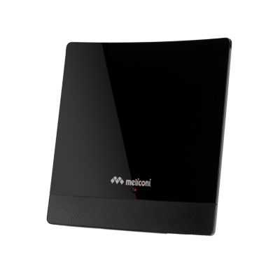 Meliconi - Antenne TV amplifiée d'intérieur AT52 R1 USB - Portée 30 kms - Signaux numériques DVBT/DVBT2 - Filtres 4G 5G