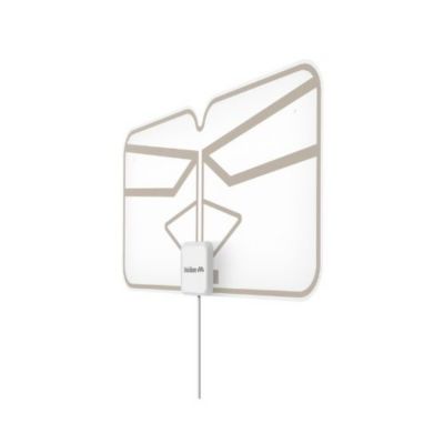 Meliconi - Antenne TV d'intérieur FLEXI - Signaux numériques DVBT/DVBT2 - Filtres 4G 5G - Enroulable et facile à transporter