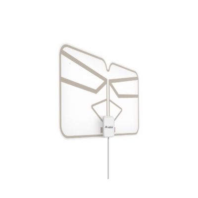 Meliconi - Antenne TV d'intérieur FLEXI - Signaux numériques DVBT/DVBT2 - Filtres 4G 5G - Enroulable et facile à transporter