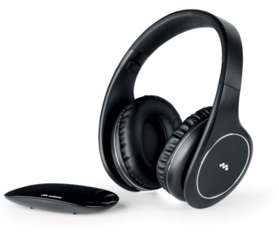 Meliconi - Casque TV analogique et numérique HP DIGITAL SMART - sans fil avec base émettrice compacte - Autonomie 8h - Portée 100m