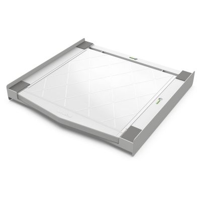 Meliconi - Kit de superposition + Tablette coulissante - 30% de plastique recyclé - TORRE QUICK - pour lave-linge et sèche-linge