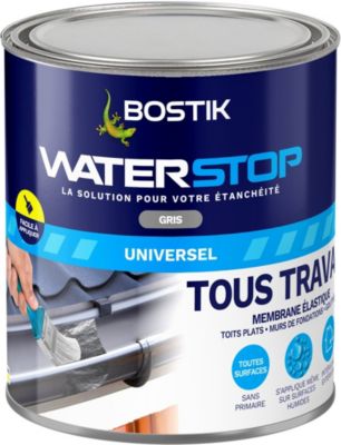 Membrane d'étanchéité Bostik Waterstop - direct sans primaire Gris 1 kg