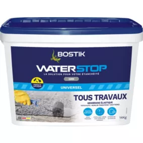 Membrane d'étanchéité Bostik WaterStop - direct sans primaire Gris 14 kg