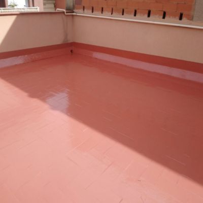 Membrane d'étanchéité pour toiture Mariseal 282W (Rouge, 15kg) Imperméabilisation du béton, plaques de plâtre et du ciment