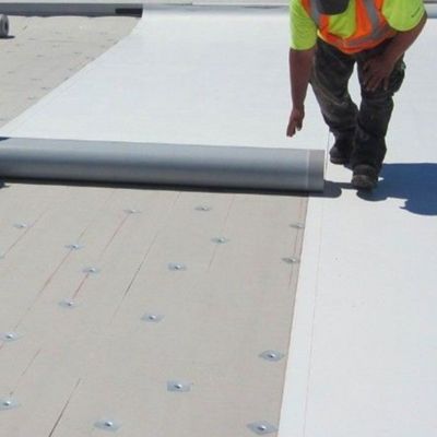 Membrane PVC pour l'étanchéité des toitures 1,2 mm (10 m x 1,63 m) - Terrasses praticables, toitures inversées...