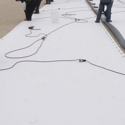 Membrane PVC pour l'étanchéité des toitures 1,2 mm (10 m x 1,63 m) - Terrasses praticables, toitures inversées...