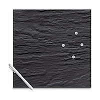 Memo Board Slate noir 30 x 30 cm