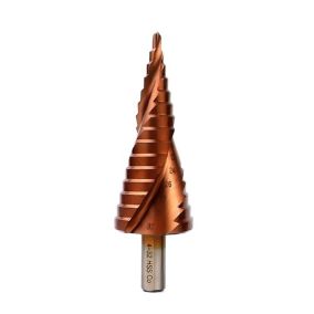 Mengshen Cobalt Forets étagés 4-32mm Rainure en Spirale, HSS M35 Découpe Agrandir Plaque en Acier Inoxydable pour trempe Plaque e