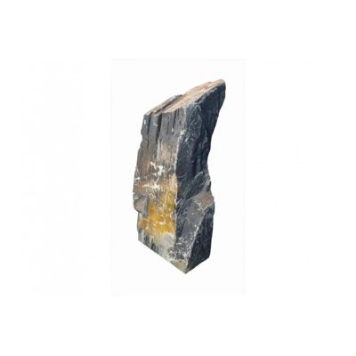 Menhir monolithe ardoise 70/90 cm - Noir  (Lot de 3)