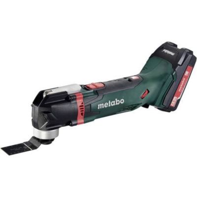 Metabo MT 18 LTX Compact 18 V 2,0 Ah - Outil multifonction sans fil, 2 batteries, chargeur et coffret