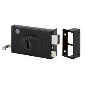METALUX ND10 9770 Tirage Droite - Serrure en Applique Horizontale Axe Réglable de 52 à 70 mm Coffre 88x140 mm
