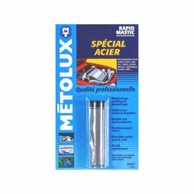 Metolux Rapid Mastic noir spécial Acier