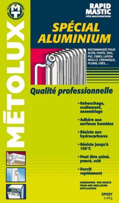 Metolux Rapid Mastic spécial Aluminium