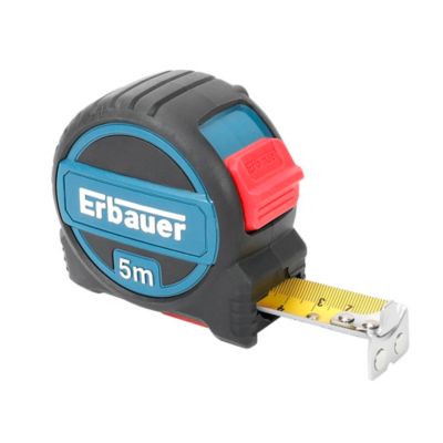 Mètre ruban mesure courte - mesure L.5m x l.27mm - Magnétique - Marquage double face - Erbauer E_MS1