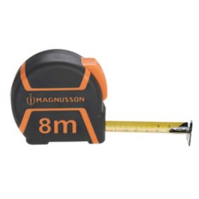 Mètre ruban mesure courte - mesure L.8m x l.25mm - magnétique - Magnusson MS44