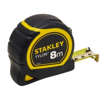 Mètre ruban mesure courte - mesure L.8m x l.25mm - non magnétique - marquage simple face - Stanley 0-30-657