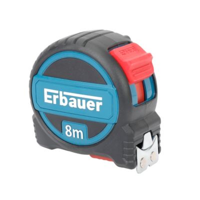 Mètre ruban mesure courte - mesure L.8m x l.32mm - Magnétique - Marquage double face - Erbauer E_MS2