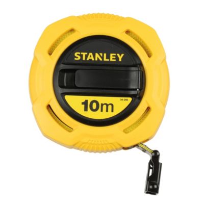 Mètre ruban mesure longue - mesure L.10m x l.12,7mm - non magnétique - marquage simple face - Stanley 0-34-295