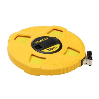 Mètre ruban mesure longue - mesure L.30m x l.12,7mm - non magnétique - marquage simple face - Stanley 0-34-297