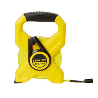 Mètre ruban mesure longue - mesure L.30m x l.12,7mm - non magnétique - marquage simple face - Stanley 2-34-792