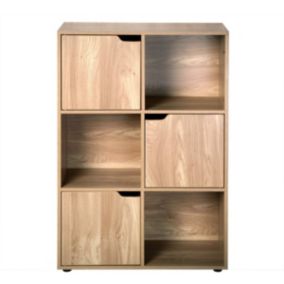 Meuble à 6 cases avec trois portes - Modu