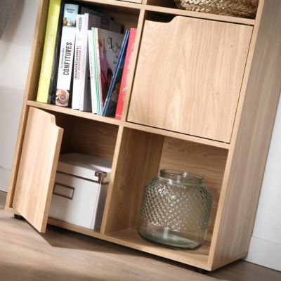 Meuble à 6 cases avec trois portes - Modu