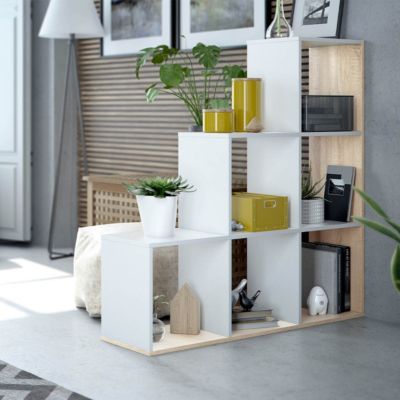 Meuble 6 cases escalier Step - H110 cm