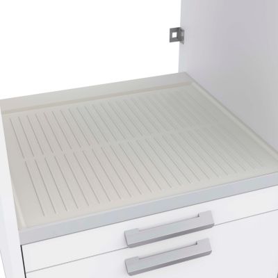 Meuble armoire pour machine à laver T-BATH 67,2x144cm blanc ép. 22 mm