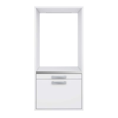 Meuble armoire pour machine à laver T-BATH 67,2x144cm blanc ép. 22 mm