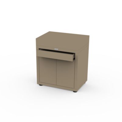 Meuble avec tiroir pour cuisine extérieure 80 x 55 cm taupe Le Marquier