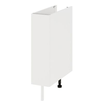 Meuble bas de cuisine 1 porte blanc l.20 x H.86 cm Izee