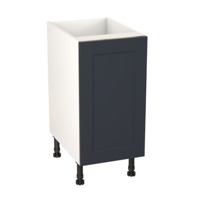 Meuble bas de cuisine avec 1 porte GoodHome Artemisia bleu L. 40 x H. 72 cm