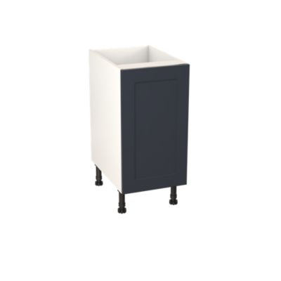 Meuble bas de cuisine avec 1 porte GoodHome Artemisia bleu L. 40 x H. 72 cm