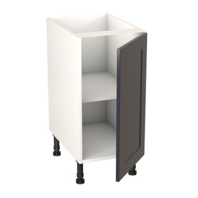 Meuble bas de cuisine avec 1 porte GoodHome Artemisia bleu L. 40 x H. 72 cm
