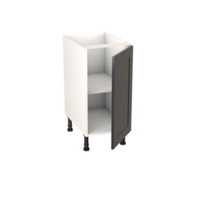 Meuble bas de cuisine avec 1 porte GoodHome Artemisia bleu L. 40 x H. 72 cm