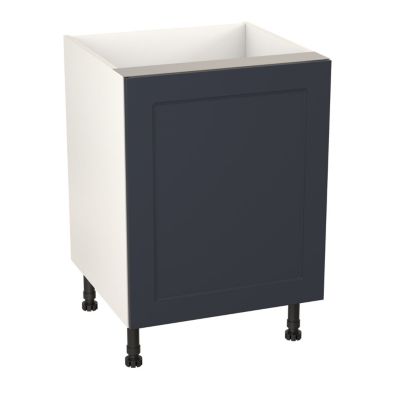 Meuble bas de cuisine avec 1 porte GoodHome Artemisia bleu L. 50 x H. 72 cm