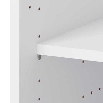 Meuble bas de cuisine avec 1 porte GoodHome Stevia blanc brillant L. 60 x H. 72 cm