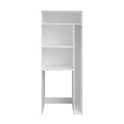 Meuble buanderie Clean coloris blanc H. 203,2 x L. 80,2 x P. 59,7 cm