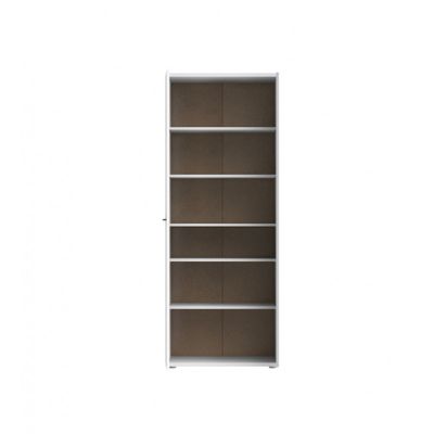 Meuble à chaussure blanc 2 portes 5 tablettes - CLASS