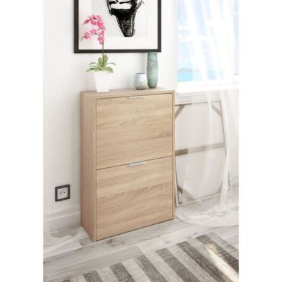 Meuble à chaussures avec 2 abattants Zapateros - L50 cm