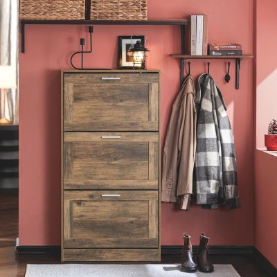 Meuble D'entrée Avec Porte-manteau, étagère à Chaussures