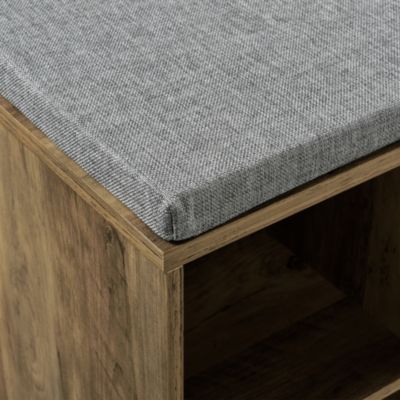 Meuble à Chaussures Leonidas Panneau de particules 103 x 30 x 48 cm Bois Naturel en.casa