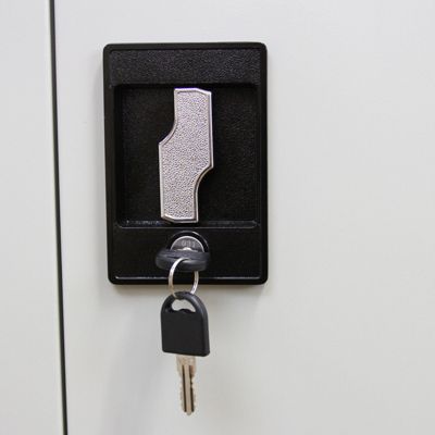 Meuble Classeur Métal 140cm Gris