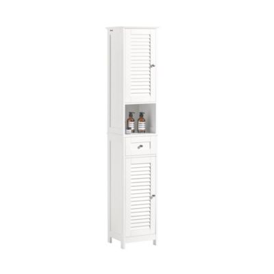 Meuble Colonne de Salle de Bain Armoire haute, FRG236-W, SoBuy