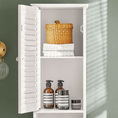 Meuble Colonne de Salle de Bain Armoire haute, FRG236-W, SoBuy